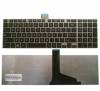 US Brown Silver Keyboard for Toshiba Satellite L850 C850 C850D C855 C855D (OEM) (BULK)